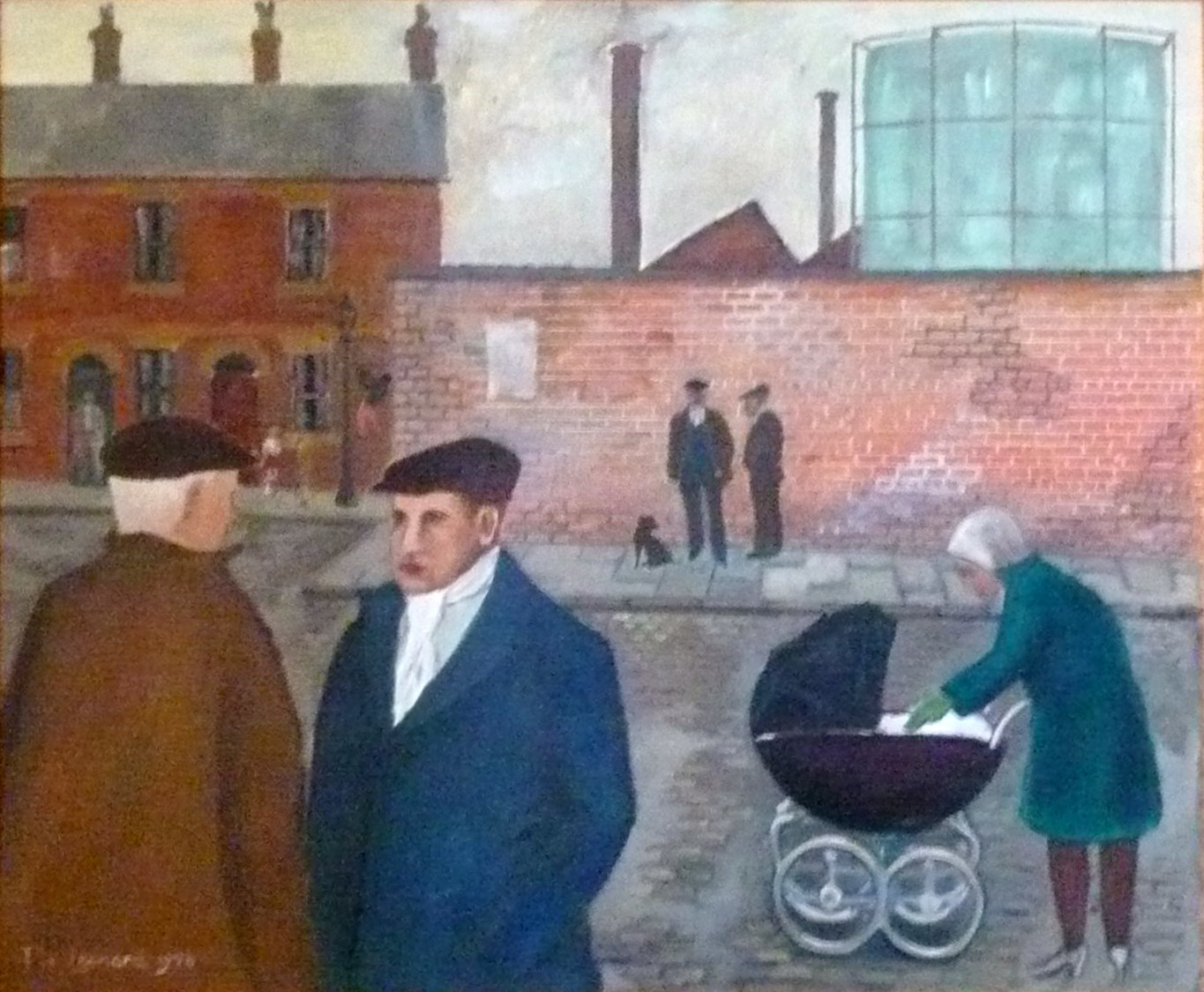 A Street scene in a Northern Town